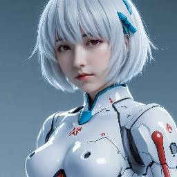 Ayanami rei ,  waifu art style , 4k , accurately identical to the reference